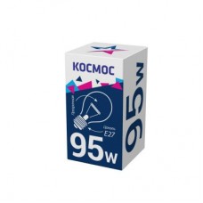 Лампа накаливания A50/A55 95Вт E27 220-240В прозр. КОСМОС LKsmSt55CL95E27v2