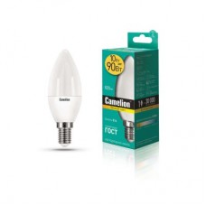 Лампа светодиодная LED10-C35/830/E14 10Вт 220В Camelion 13559