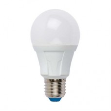 Лампа светодиодная LED-A60 10W/NW/E27/FR грушевидная PLP01WH форма А мат. серия ЯРКАЯ бел. 4000К упак. картон Uniel UL-00001525