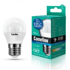 Лампа светодиодная LED12-G45/865/E27 12Вт 220В Camelion 13698