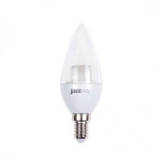 Лампа светодиодная PLED-SP CLEAR C37 CL 7Вт свеча 4000К бел. E14 540лм 230В JazzWay 2853127