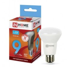 Лампа светодиодная LED-R63-VC 9Вт 230В E27 4000К 720лм IN HOME 4690612024325