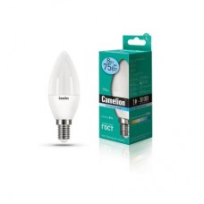 Лампа светодиодная LED8-C35/845/E14 8Вт свеча 4500К бел. E14 750лм 170-265В Camelion 12386