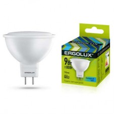 Лампа светодиодная LED-JCDR-9W-GU5.3-4K JCDR 9Вт GU5.3 4500К 172-265В Ergolux 13625