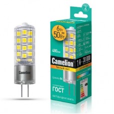 Лампа светодиодная LED6-G9-NF/830/G9 6Вт 220В Camelion 13706