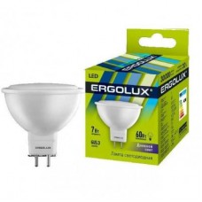 Лампа светодиодная LED-JCDR-7W-GU5.3-6500K JCDR 172-265В Ergolux 12881