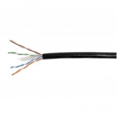 Кабель связи витая пара U/UTP кат.6 4x2х23AWG solid LSZH (305м) чер. (м) ITK LC3-C604-129