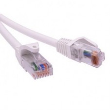 Патч-корд неэкранированный CAT5E U/UTP 4х2 LSZH белый 7м