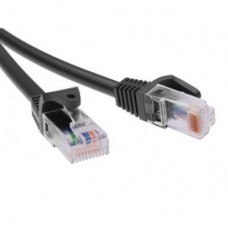 Патч-корд неэкранированный CAT5E U/UTP 4х2 LSZH 1.5м черн. DKC RN5EUU4515BK