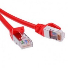 Патч-корд экранированный CAT6 F/UTP 4х2 LSZH красный 0.5м