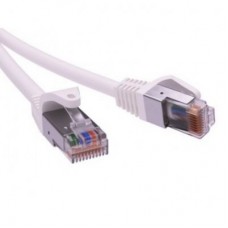 Патч-корд экранированный CAT6 F/UTP 4х2 LSZH белый 1.5м